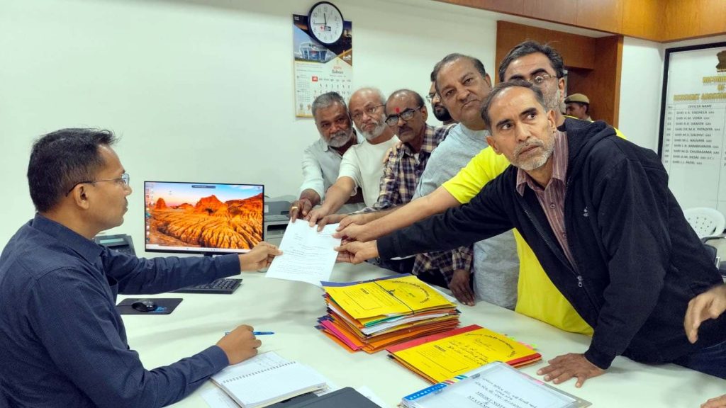 ગોધરા શહેરાભાગોળ અન્ડર બ્રિજનું કામ ધીમું, કલેકટરને રજુઆત