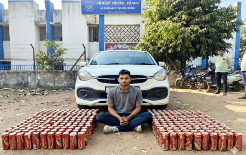 ગાંભોઈ પંથકમાંથી ૬.પ૦ લાખથી વધુની કિંમતનો દારૂ ઝડપાયો