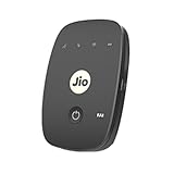 TOPRONICS(નવીનીકૃત) JIOFI M2S વાઇફાઇ હોટસ્પોટ 4G ડેટા કાર્ડ મોડેમ રાઉટર બ્લેક કલર