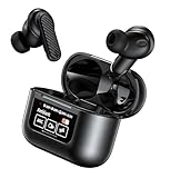 VEROX ટચ સ્ક્રીન TWS વાયરલેસ બ્લૂટૂથ ઇયરબડ્સ HD ડિસ્પ્લે સાથે | ANC મોડ | ટ્રાન્સપરન્સી મોડ બ્લૂટૂથ 5.4 ઇક્વેલાઇઝર 50 કલાકનો પ્લેટાઇમ બિલ્ટ-ઇન 4 માઇક્સ ટાઇપ C ચાર્જિંગ-બ્લેક સાથે