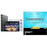 રેડમી પેડ પ્રો| Snapdragon 7s Gen 2| 30.7cm(12.1) ટેબ્લેટ| 33+ દિવસો સ્ટેન્ડબાય|10000mAh| HyperOS 120Hz|6GB, 128GB + Kaspersky Standard Mobile Security 1 ઉપકરણ 1 વર્ષ (ફિઝિકલ પેક)