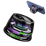 RGB લાઇટ સાથે Yaslayp મલ્ટીફંક્શનલ G200 મેગ્નેટિક બ્લૂટૂથ સ્પીકર, ફોન, ટેબ્લેટ, લેપટોપ અને સ્વિચ માટે વાયરલેસ વોટરપ્રૂફ મેગ્નેટિક સ્પીકર, 6-7H પ્લેટાઇમ (બ્લેક-1PC)