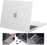 ટચ ID સાથે નવા MacBook Air 13.6-ઇંચ (M4 A3240, M3 A3113, M2 A2681) માટે MOCA કેસ, 2025 2024 2022 રિલીઝ – M2 M3 M4 Air 13 લેપટોપ પ્રોટેક્ટિવ પ્લાસ્ટિક હાર્ડ કવર (Frost)