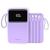 આજીવન ઈલેક્ટ્રોનિક્સ 20000mAh 22.5W ફાસ્ટ ચાર્જિંગ પાવર બેંક | 3 ઇનપુટ્સ (ઇન-બિલ્ટ યુએસબી કેબલ + લાઈટનિંગ + ટાઇપ-સી પોર્ટ) | 6 આઉટપુટ (3 ઇન-બિલ્ટ કેબલ્સ + 1 ટાઇપ-સી પોર્ટ + 2 યુએસબી પોર્ટ) | QC 3.0 પાવરબેંક