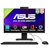 ASUS AiO V440,13th Gen Intel Core i3-1315U, 23.8" FHD, 100Hz, ઓલ-ઇન-વન PC(8GB RAM/512GB SSD/Windows 11/Office 24/Retractable Camera/with Wired Keyboard & Basic*3M6/Mouse) V440VAB-KBPC002WS