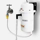 OXTURN ઇન્સ્ટન્ટ વોટર ગીઝર 1 લીટર પોર્ટેબલ વોટર હીટર, 1 વર્ષની ઉત્પાદક વોરંટી (સફેદ) સાથે ઓટો કટ ઓફ ફીચર