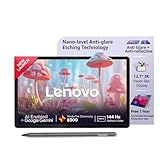Lenovo Idea Tab Pro સાથે પેપર-લાઈક એન્ટિ ગ્લેર 12.7" 3K 144 Hz ડિસ્પ્લે અને પેન પ્લસ (મેટ એડિશન) | 8GB RAM, 256GB ROM | 10200 mAh 45 W ચાર્જર સાથે | MediaTek ડાયમેન્સિટી 8300 | akearDP1 | 4 JBL ફ્રી |