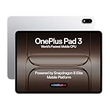 OnePlus Pad 3 વિશ્વનું સૌથી ઝડપી સ્નેપડ્રેગન 8 એલિટ પ્રોસેસર, 13.2" 3.4k સ્ક્રીન, 144Hz અનુકૂલનશીલ રિફ્રેશ રેટ, 8 સ્પીકર્સ, AI, 12140 mAh બેટરી, 16 GB RAM + 512 GB ROM WiFi, ફ્રોસ્ટેડ સિલ્વર