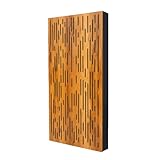 શોષણ અને પ્રસાર માટે ટિમ્બર એકોસ્ટિક્સ® એબફ્યુઝર સિરીઝ પેનલ | પ્રતિબિંબ ઘટાડે છે અને અવાજની સ્પષ્ટતા વધારે છે | સ્ટુડિયો, હોમ થિયેટર અને વોકલ બૂથ માટે આદર્શ (રેઝોનન્સ, 2' x 4' x 5",