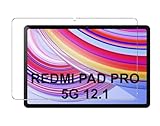 Xiaomi Redmi Pad Pro 5G 12.1 ઇંચ માટે TECHSHIELD ટેમ્પર્ડ ગ્લાસ સ્ક્રીન પ્રોટેક્ટર, 9H ટફનેસ પ્રીમિયમ શેટરપ્રૂફ સ્ક્રેચ-પ્રતિરોધક