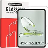 OnePlus Pad GO 11.35 ઇંચ માટે રોબસ્ટ્રિયન ટેમ્પર્ડ ગ્લાસ સ્ક્રીન પ્રોટેક્ટર [Anti-Scratch] , [Smudge Proof] પૂર્ણ સ્ક્રીન પ્રોટેક્ટર ગાર્ડ - 1 નું પેક