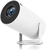 YADIFEN New 2025 Bold Pro Android 13.0 4k અને 1080P સ્માર્ટ પ્રોજેક્ટર વ્હાઇટ