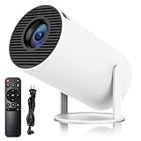 એન્ડ્રોઇડ 11 HD પ્રોજેક્ટર સાથે PANSEBA સ્માર્ટ પ્રોજેક્ટર 1080P 4K WiFi6 BT હોમ થિયેટર વિડિયો પ્રોજેક્ટર 180° રોટેટેબલ સ્ટેન્ડ કાર કીસ્ટોન કરેક્શન માટે મોબાઇલ ફોન ટીવી સ્ટિક (PNS-P13)