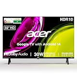 acer 80 cm (32 inch) Ultra I Series HD Smart LED Google TV AR32HDJGU2841BD (બ્લેક)