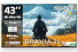 Sony 108 cm (43 inch) BRAVIA 2M2 સિરીઝ 4K અલ્ટ્રા HD સ્માર્ટ LED Google TV K-43S22BM2