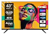 કોડક QLED SE 108 cm (43 inch) QLED Full HD Smart Linux TV 2025 આવૃત્તિ (43QSE5073)