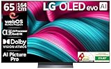 LG 164 cm (65 ઇંચ) OLED evo C5 સિરીઝ 4K અલ્ટ્રા HD (3840 x 2160) સ્માર્ટ વેબઓએસ OLED ટીવી OLED65C56LA