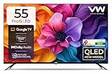 VW 140 cm (55 inch) Pro Series 4K Ultra HD Smart QLED Google TV VW55GQ1
