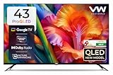 VW 109 cm (43 inch) Pro Series 4K Ultra HD Smart QLED Google TV VW43GQ1