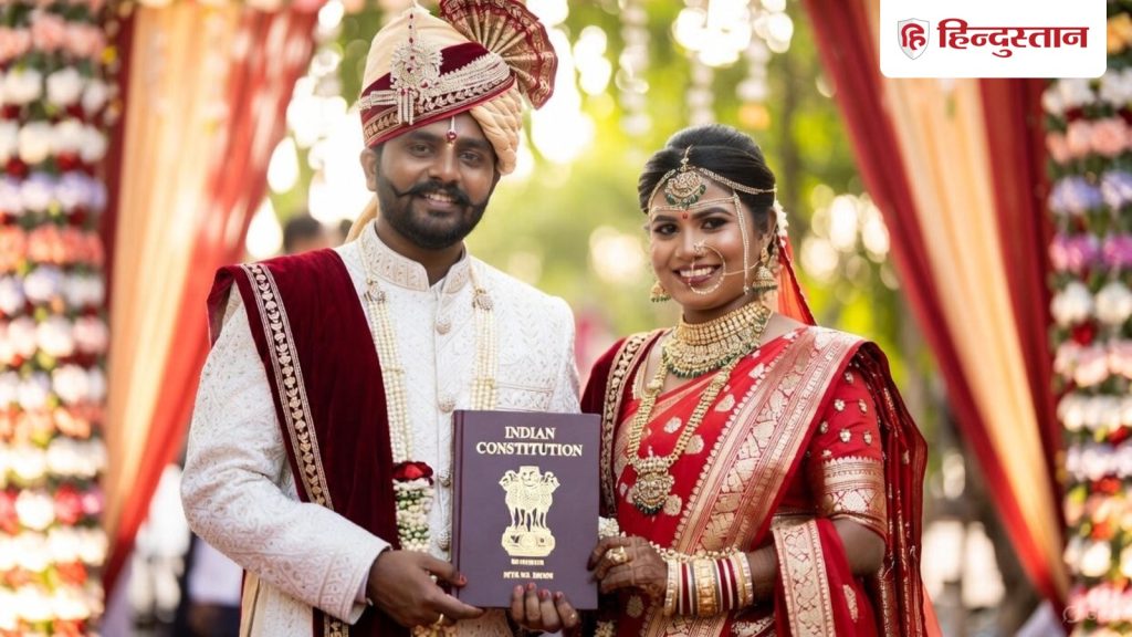 વૈજ્ઞાનિક અને સિસ્ટમ વિશ્લેષક પ્રેમમાં પડે છે; બંધારણ હેઠળ લગ્નના શપથ લીધા, રક્તદાન પણ… साइंटिस्ट और सिस्टम एनालिस्ट को हुआ प्यार; संविधान की शपथ लेकर की शादी, रक्तदान भी...