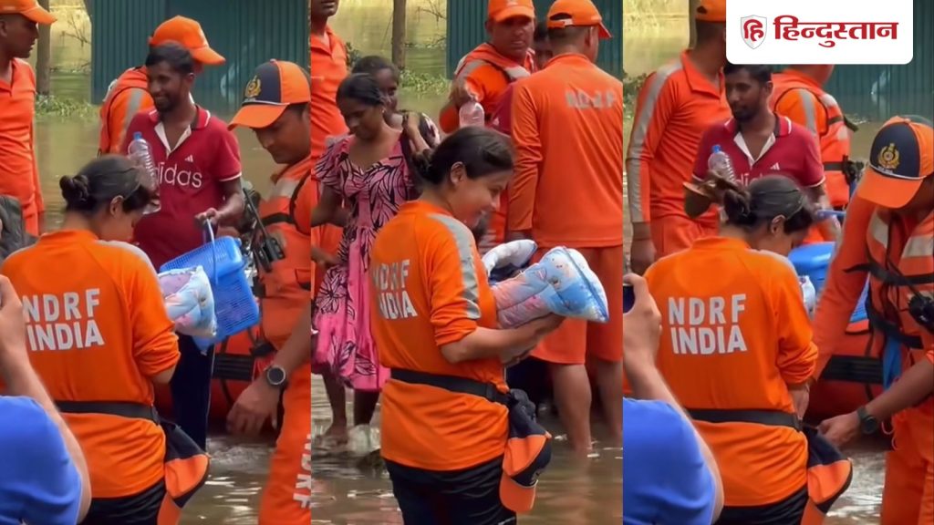 VIDEO: पहले रेस्क्यू फिर नवजात को गोद में उठाकर किया दुलार, श्रीलंकाई बोले- थैंक्यू...
