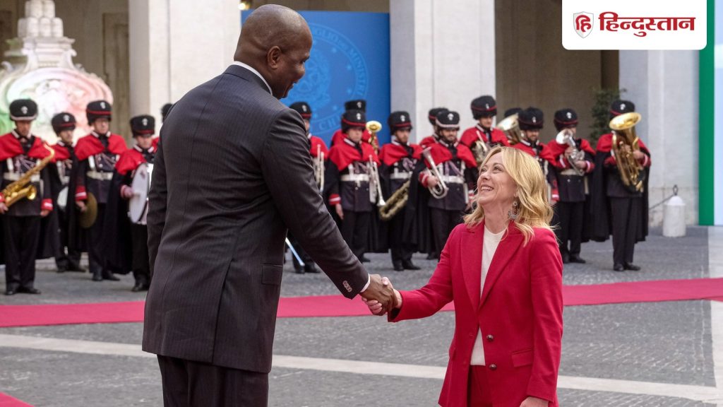 जब 6 फुट 8 इंच लंबे राष्ट्रपति से मिलीं जॉर्जिया मेलोनी, रह गईं हैरान; खूब वायरल हुआ...