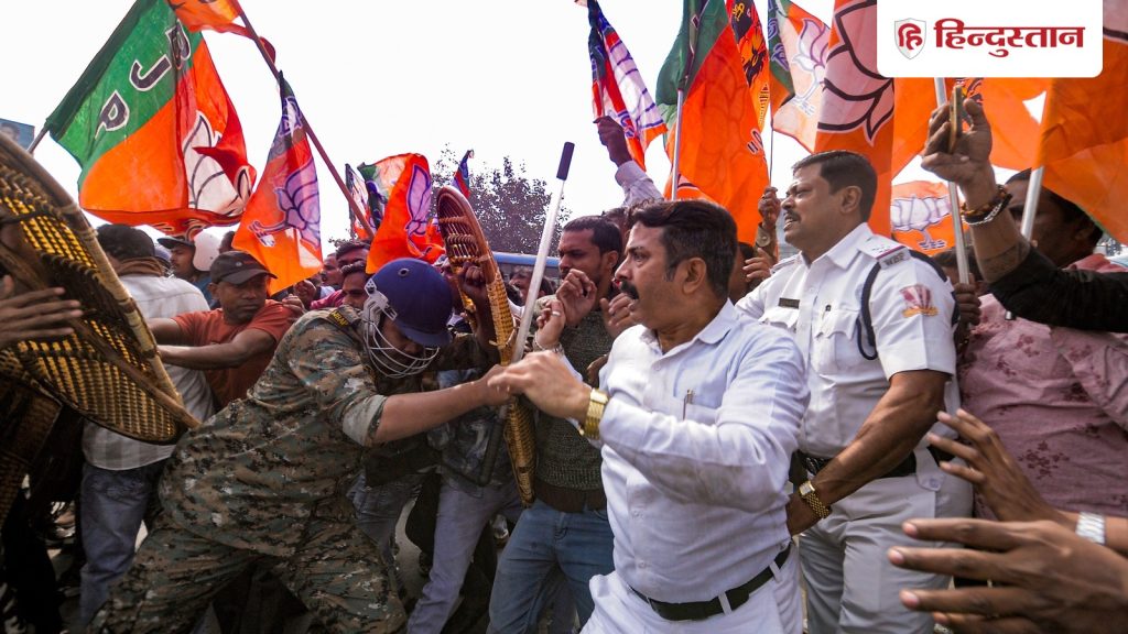 फिर सुलगा पश्चिम बंगाल, कई शहरों में BJP समर्थकों और पुलिस में भिड़ंत;...
