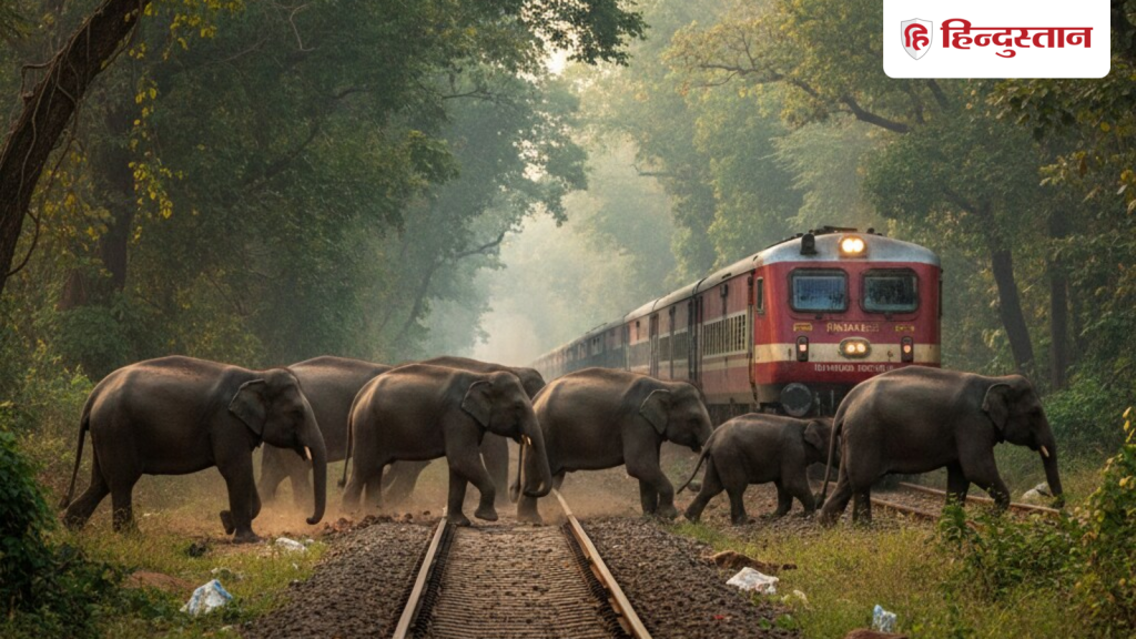 राजधानी एक्सप्रेस से टकराया हाथियों का झुंड, 8 की मौत; 5 डिब्बे और इंजन पटरी से...