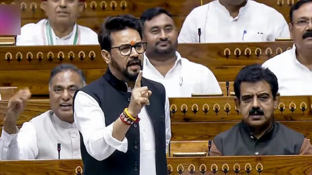 'हिंदुओं पर क्यों किया जाता है लाठीचार्ज...',अनुराग ठाकुर ने लोकसभा में स्टालिन सरकार को क्यों बताया सनातन...