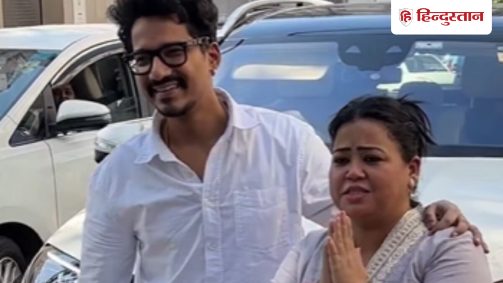 &lsquo;काजू पक गया है&rsquo;, मां बनने के बाद पहली बार पैपराजी से बात करती नजर आईं भारती...