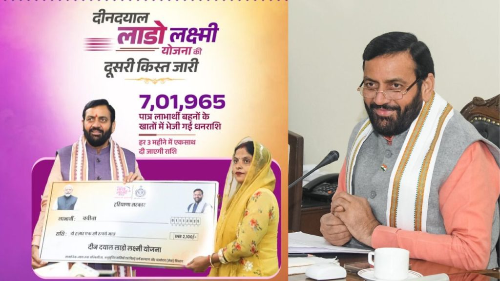 हरियाणा में महिलाओं को हर महीने क्यों नहीं मिलेगें ₹2100? योजना की दूसरी किस्त जारी करते हुए सीएम ने बताई वजह | CM Nayab singh saini Releases Second Installment deen dayal Lado Laxmi yojana...