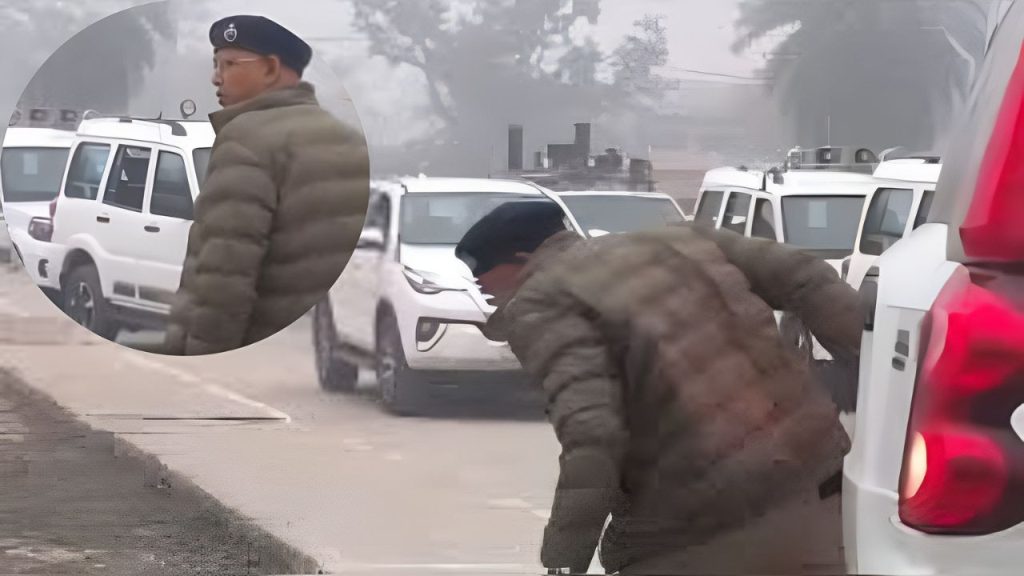 पटना: CM नीतीश के काफिले में हादसा, वीडियो में देखें कैसे ड्यूटी कर रहे DSP को स्कॉर्पियो ने मारी टक्कर | DSP Injured After Hit by CM nitish kumar Convoy Vehicle Scorpio Minor...