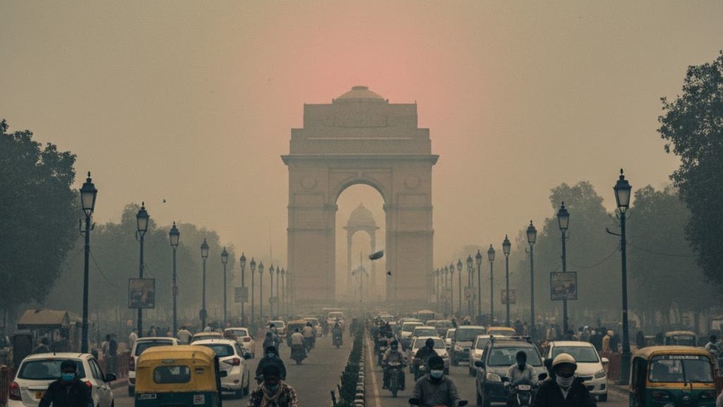 दिल्ली की हवा फिर बिगड़ी, कुछ देर की राहत के बाद एयर क्वालिटी खराब; चेक करें आज का AQI | Delhi Air Quality Very Poor Again Pollution Car Emissions NCR...