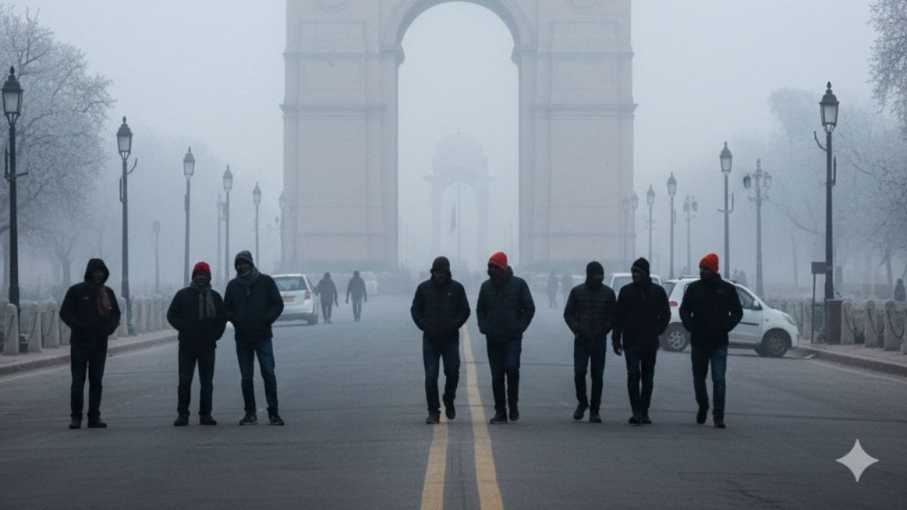 दिल्ली में रविवार नवंबर माह का सबसे ठंडा दिन दर्ज, गैस चैंबर बनी राजधानी में पारा लुढ़कने से लोग और ज्यादा बेहाल | Delhi records coldest day of November on Sunday, with temperatures...