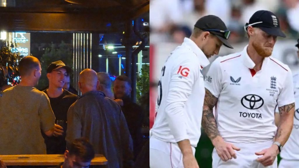 हार की शर्म से बेपरवाह इंग्लैंड! नशे में धुत खिलाड़ियों का वीडियो हुआ वायरल, जश्न पर उठे रहे सवाल | Ashes series defeat England players seen drunk in Australia video goes...