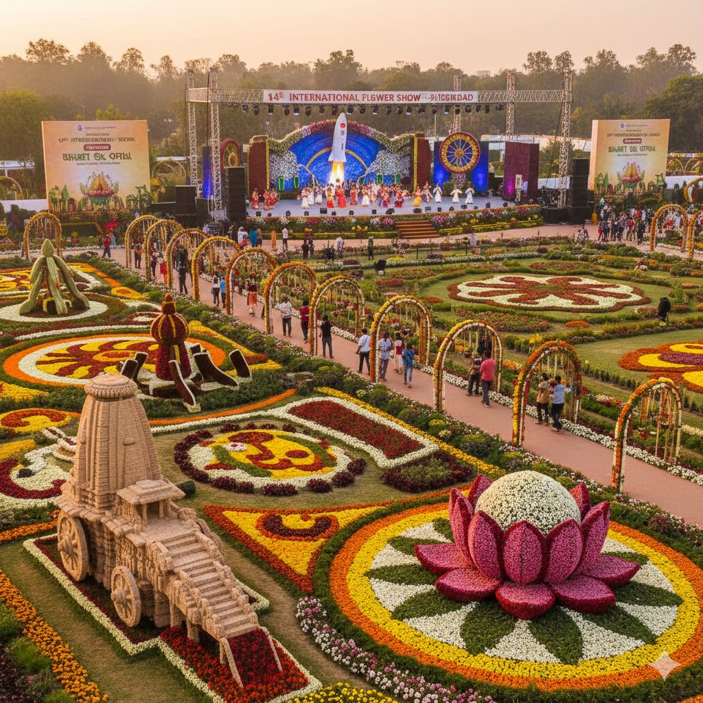 “ભારત એક ગાથા” થીમ સાથે અમદાવાદમાં 14મો ઇન્ટરનેશનલ ફ્લાવર શો યોજાશે “ભારત એક ગાથા” થીમ સાથે અમદાવાદમાં 14મો ઇન્ટરનેશનલ ફ્લાવર શો યોજાશે