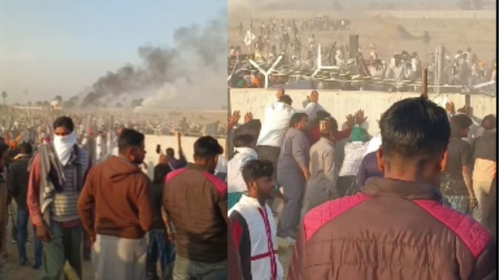 राजस्थान के इस जिले में तनाव नहीं हो रहा कम, चौथे दिन इंटरनेट बंद, ग्रामीणों ने गुरुद्वारों में ली शरण, DM-SP को हटाने पर अड़े | Hanumangarh Protest Enters Day 4 Demand for removal of DM SP...