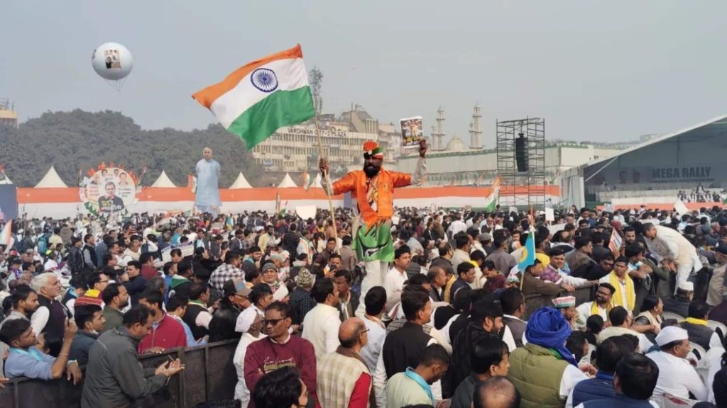 कांग्रेस की रैली में प्रधानमंत्री मोदी के खिलाफ लगे विवादित नारे, भाजपा ने जताया विरोध