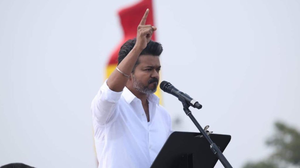 થલપતિ વિજયને 18 ડિસેમ્બરે ચૂંટણી જાહેર સભાની પરવાનગી મળી, 84 શરતો પૂરી કરવી પડશે थलापति विजय को 18 दिसंबर को चुनावी जनसभा की अनुमति मिली, पूरी करनी होगी 84 शर्त