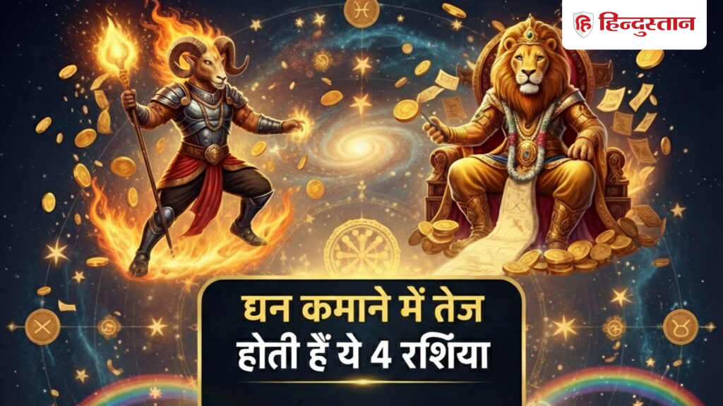 धन कमाने में बेहद तेज होती हैं ये 4 राशियां, हर मोड पर भाग्य देता है...