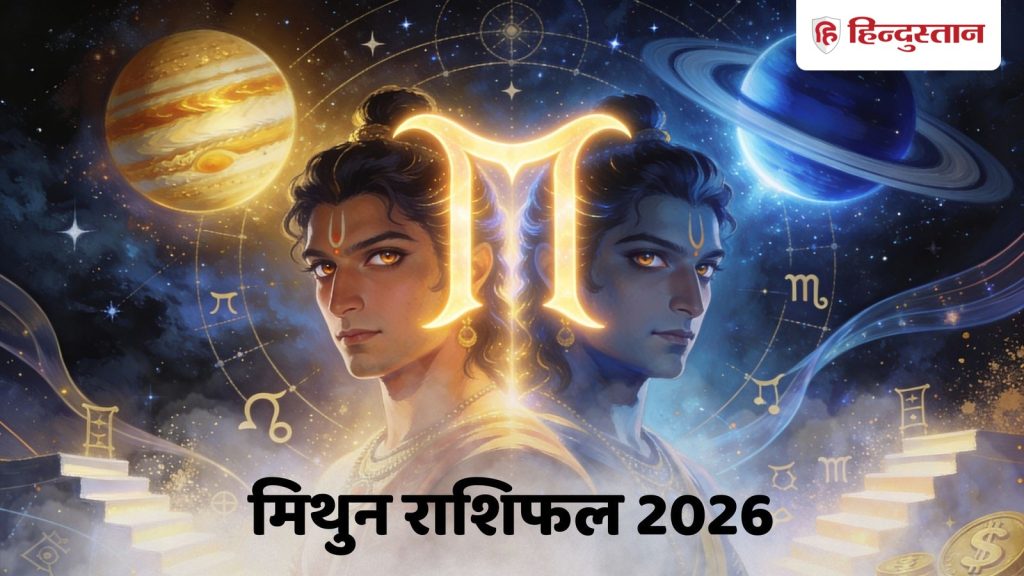 मिथुन राशि 2026 राशिफल: करियर में मजबूती, धन में बढ़त, मिथुन राशि वालों के लिए कैसा रहेगा साल...