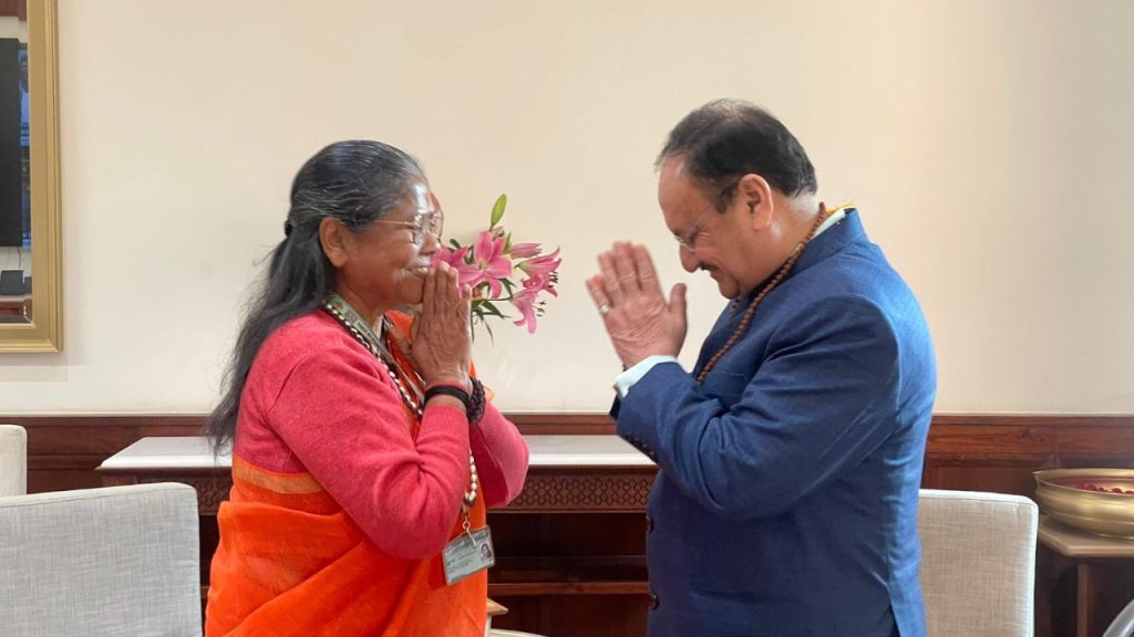 यूपी में बीजेपी का नया अध्यक्ष तय! साध्वी निरंजन की जेपी नड्डा से मुलाकात ने बढ़ाई सस्पेंस | Race for New UP BJP president speculations Sadhvi Niranjan Jyoti Meeting JP...