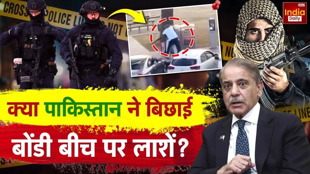 क्या सिडनी आतंकी हमले का है पाकिस्तानी कनेक्शन? सोशल मीडिया पर शूटर का फोटो वायरल | sydney bondi beach terror attack shooter naveed akram photo viral pakistan...