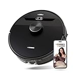 યુરેકા ફોર્બ્સ સ્માર્ટક્લીન હોમ મેપિંગ Nuo S2, 9000Pa હાઇ સક્શન રોબોટિક વેક્યુમ ક્લીનર, LiDAR 3.0, વેટ મોપિંગ, 5-કલાક રન ટાઈમ, 3000+ ચો. ફીટ. , સ્માર્ટ એપ્લિકેશન નિયંત્રણ