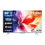 Haier 126 cm (50) P7GT સિરીઝ 4K અલ્ટ્રા HD સ્માર્ટ LED Google TV 50P7GT-P (ગ્રે)