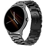 BT કૉલિંગ સાથે નોઈઝ ટ્વિસ્ટ ગો રાઉન્ડ ડાયલ સ્માર્ટવોચ, 1.39" ડિસ્પ્લે, મેટલ બિલ્ડ, 100+ વૉચ ફેસ, IP68, સ્લીપ ટ્રેકિંગ, 100+ સ્પોર્ટ્સ મોડ્સ, 24/7 હાર્ટ રેટ મોનિટરિંગ (એલિટ બ્લેક)