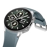 Wear OS 4 સાથે OnePlus Watch 2, Snapdragon W5 ચિપસેટ, 100hrs સુધીની બેટરી લાઇફ, 1.43'' AMOLED ડિસ્પ્લે, સ્ટેનલેસ સ્ટીલ અને સેફાયર ક્રિસ્ટલ બિલ્ડ, ડ્યુઅલ ફ્રીક્વન્સી GPS, 5 ATM, IP68 અને BT કૉલિંગ (રેડિયન્ટ સ્ટીલ)