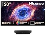 Hisense 305 cm (120 inch) Trichrom ALR સ્ક્રીન સિરીઝ 4K અલ્ટ્રા HD સ્માર્ટ લેસર ટીવી 120L9HE (બ્લેક)