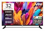 VW (Visio World 80 cm (32 inch) Playwall Frameless Series HD તૈયાર Android Smart LED TV VW3251 (બ્લેક)