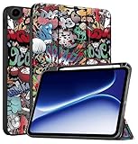 OnePlus Pad Go 2 માટે ProElite કવર 12.1 ઇંચ કેસ, OnePlus Pad Go 2 માટે સોફ્ટ ફ્લેક્સિબલ ફ્લિપ કેસ કવર પેન ધારક સાથે 12.1 ઇંચ કેસ [Auto Sleep Wake Feature] [Recoil Series]  - હિપ્પી
